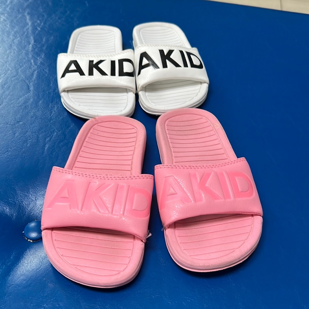 AKid Slides (two pairs) size 9c